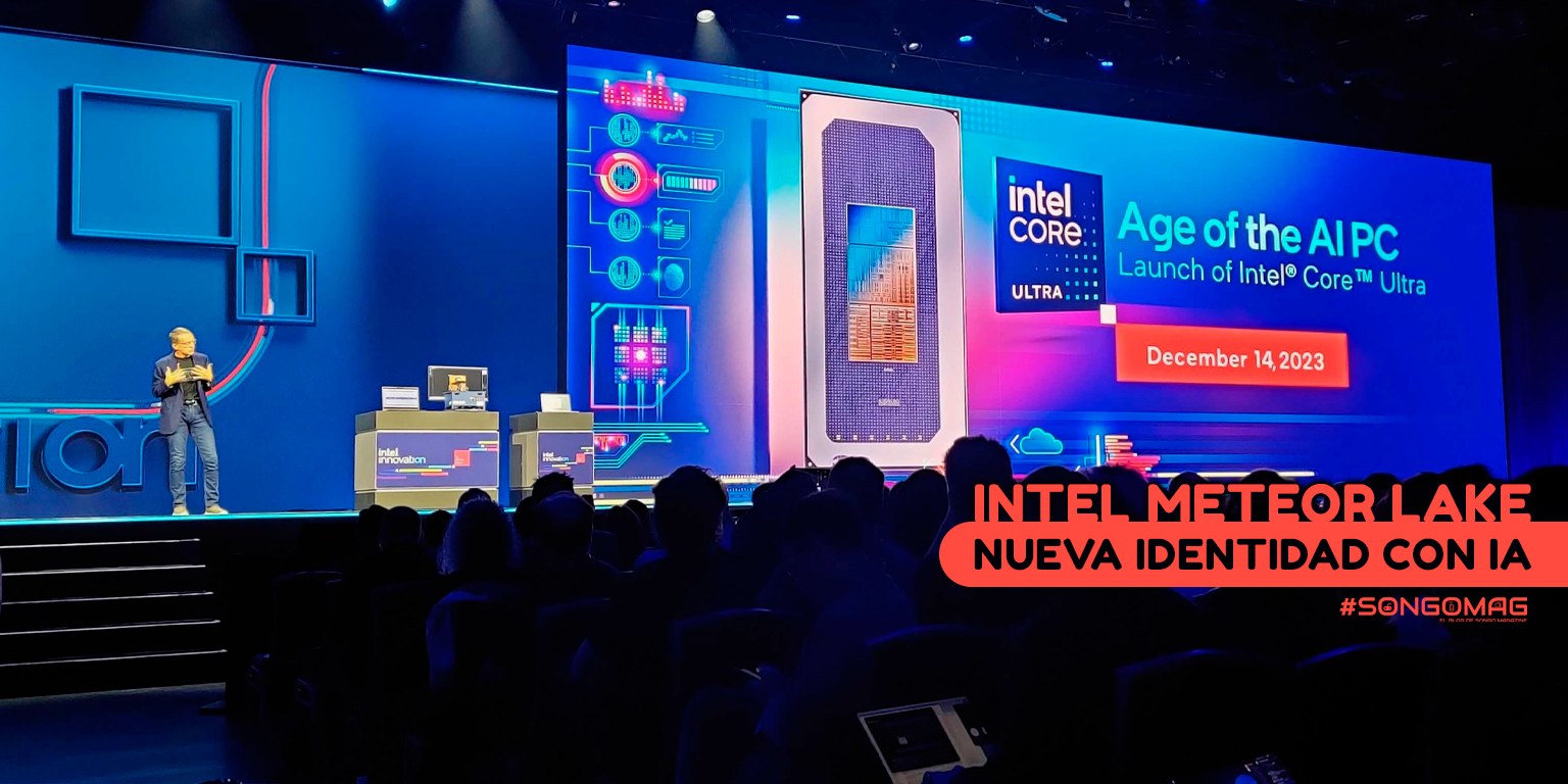 Pat Gelsinger presentando Intel Meteor Lake.