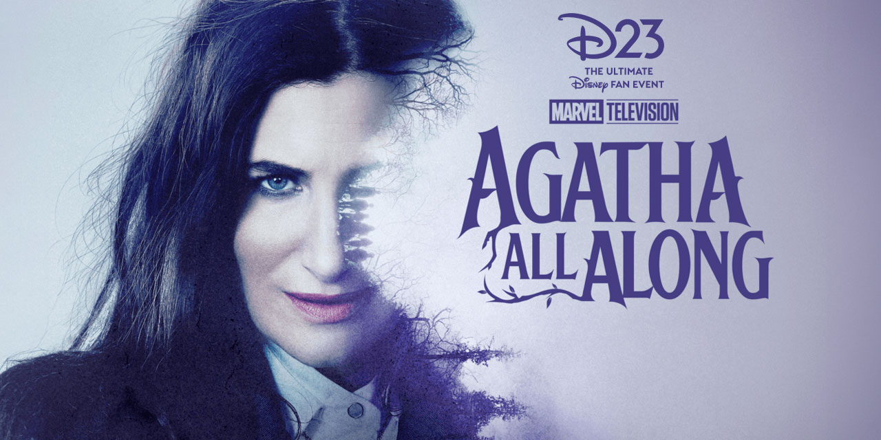 Póster promocional de Agatha: All-Along mostrado en D23 Expo