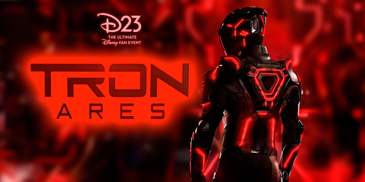 Póster promocional de Tron: Ares revelado en D23 Expo