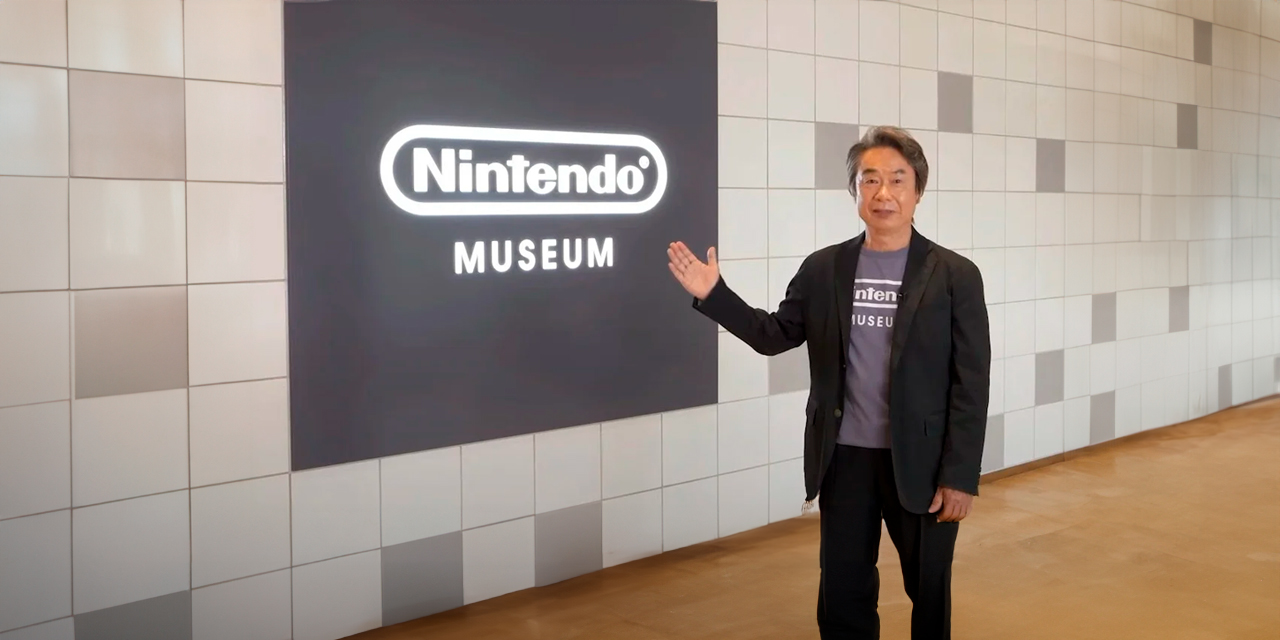 Shigeru Miyamoto presentando el Museo de Nintendo en Kyoto, Japón.